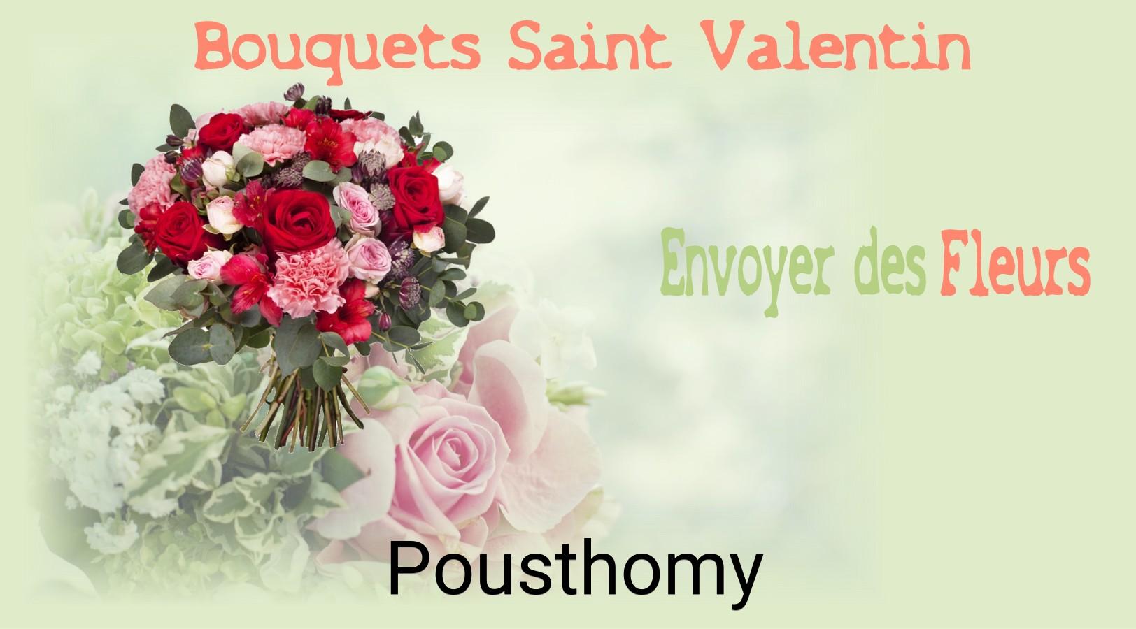 Roses de Saint-Valentin livrées à Pousthomy